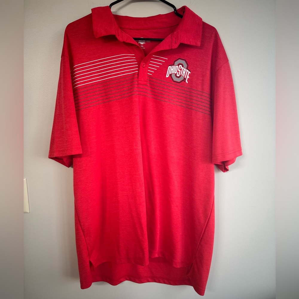 Men's Ohio State Scarlet Polo Shirt